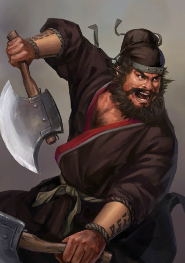 三国志12李逵形象 三国志12李逵形象