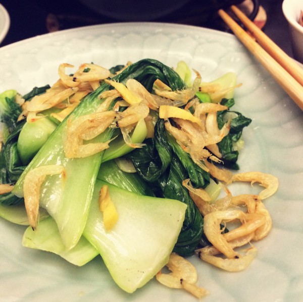 虾米炒青菜 虾米炒青菜