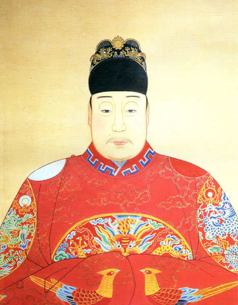 明神宗显皇帝朱翊钧画像 明神宗显皇帝朱翊钧画像