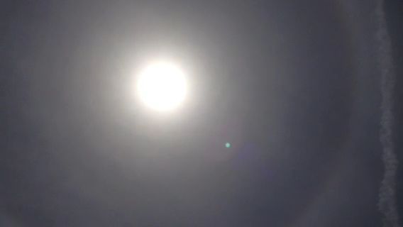 北京妙峰山玉皇顶上空日晕奇观度学李云飞 北京妙峰山玉皇顶上空日晕奇观度学李云飞