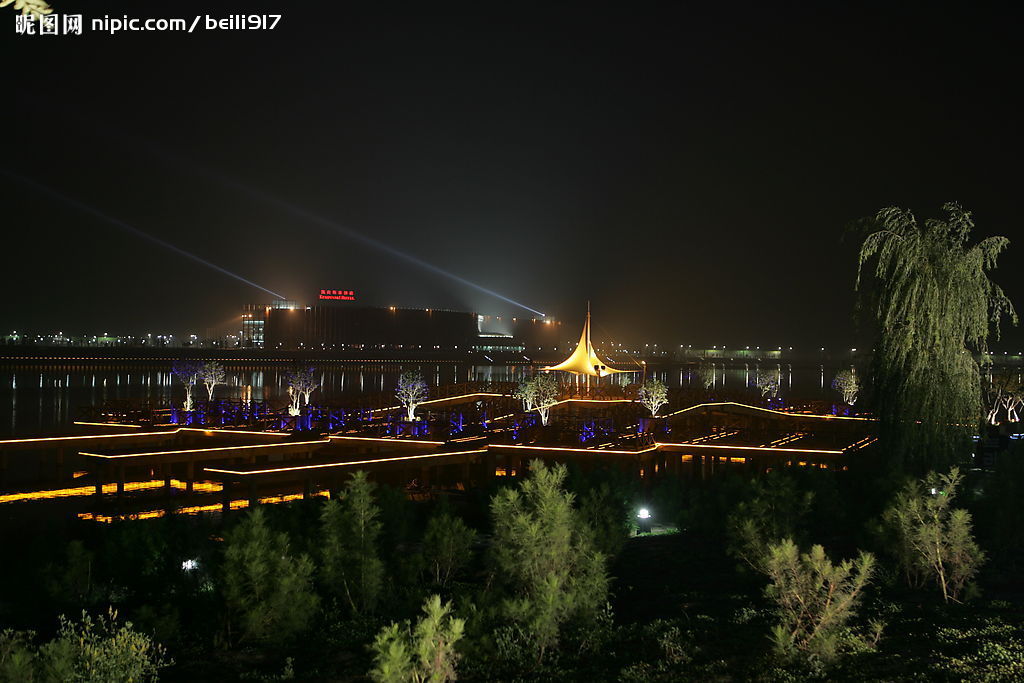 灞桥夜景 灞桥夜景