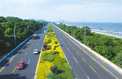 青岛胶州湾隧道相接道路图 青岛胶州湾隧道相接道路图