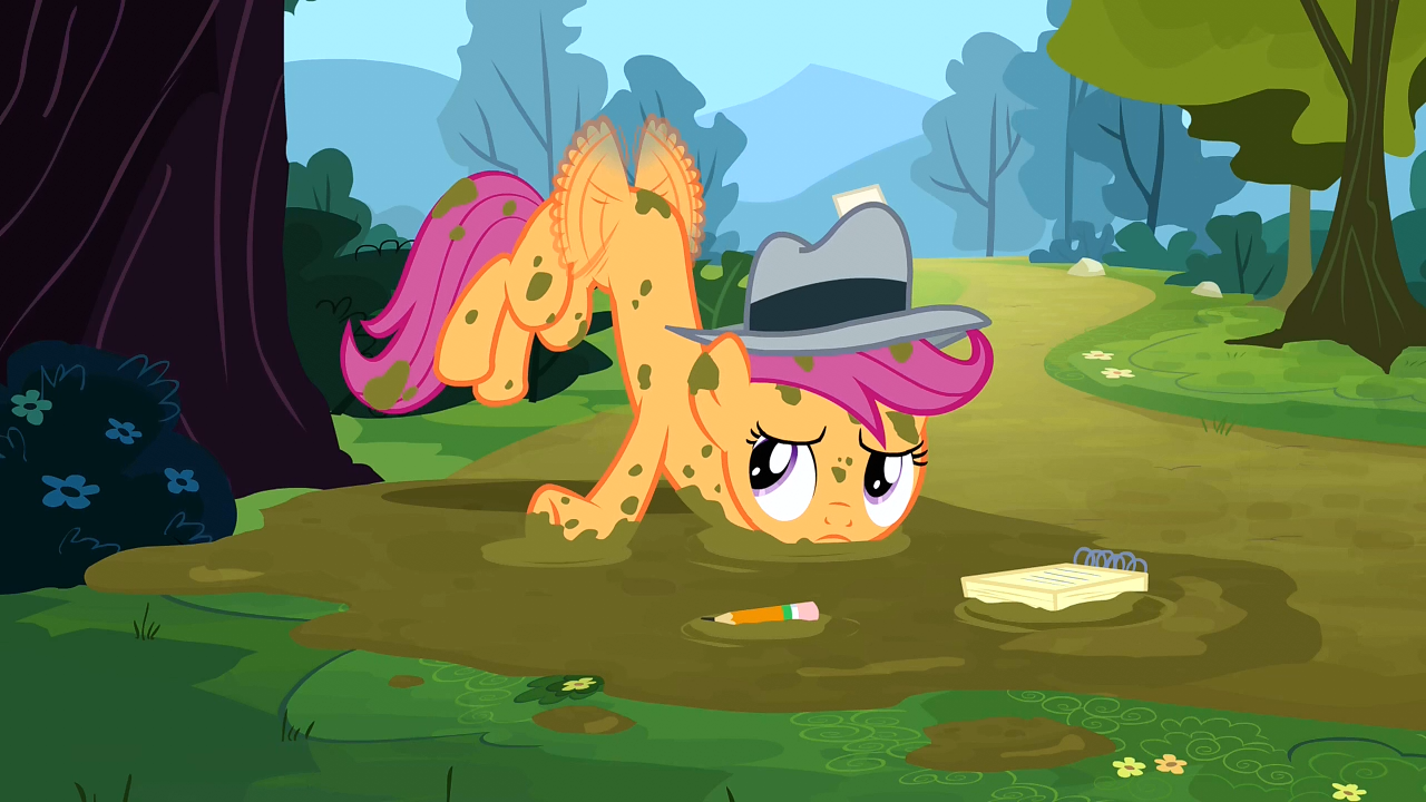 Scootaloo的翅膀几乎无法支撑她的重量 Scootaloo的翅膀几乎无法支撑她的重量