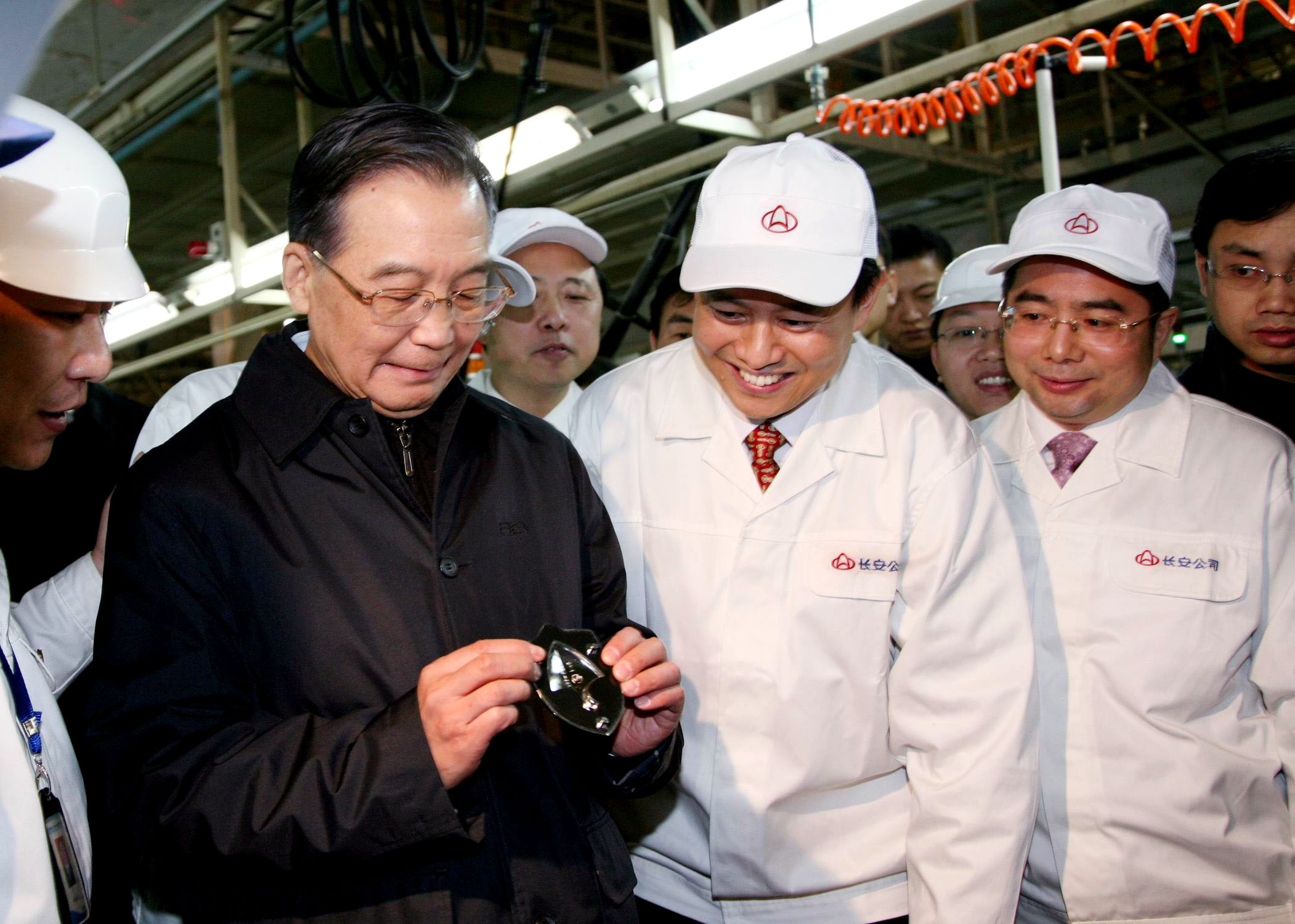 温家宝视察长安 温家宝视察长安