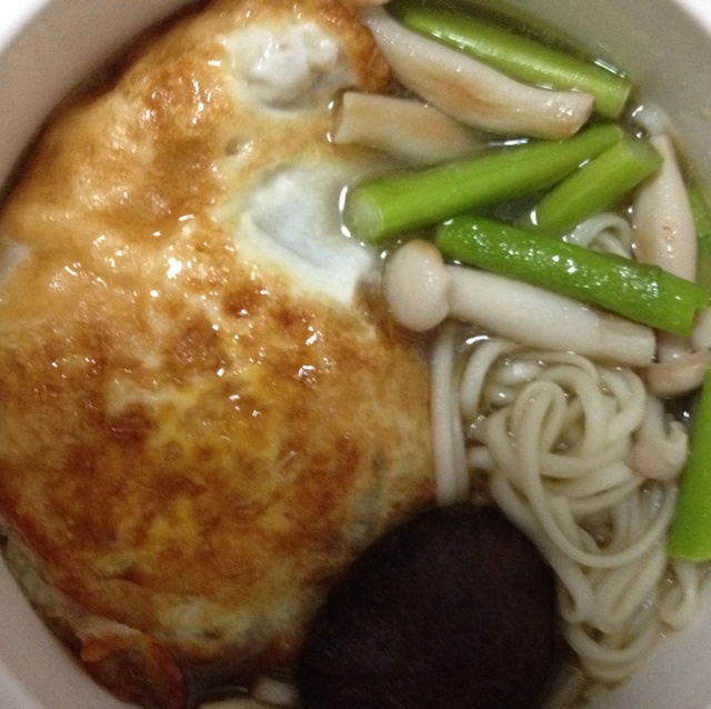 鸡汤煮麵