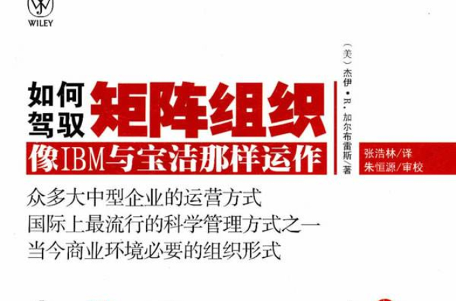 驾驭矩阵组织:像IBM与宝洁那样运作 驾驭矩阵组织:像IBM与宝洁那样运作