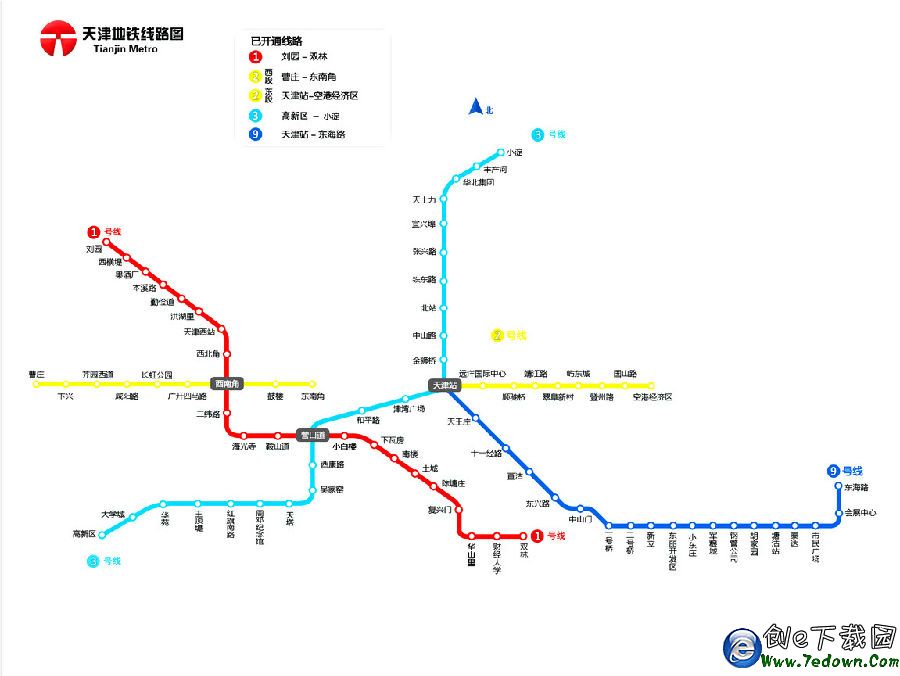 天津捷运2号线(天津捷运二号线) 天津捷运2号线(天津捷运二号线)