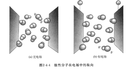 极性分子在电场中的取向 极性分子在电场中的取向