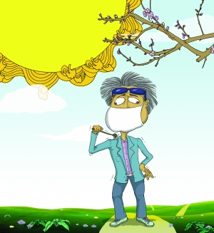 谨防花粉过敏 谨防花粉过敏