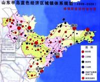 山东半岛蓝色经济区城镇规划图 山东半岛蓝色经济区城镇规划图