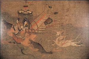 魏晋南北朝绘画(东晋顾恺之《洛神赋图》) 魏晋南北朝绘画(东晋顾恺之《洛神赋图》)
