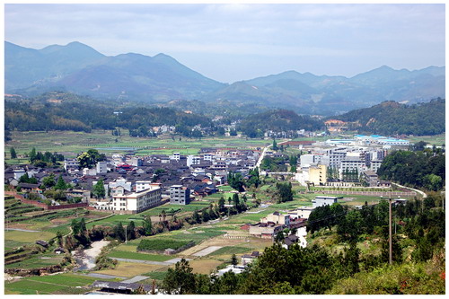福建省柘荣县东源乡全景 福建省柘荣县东源乡全景