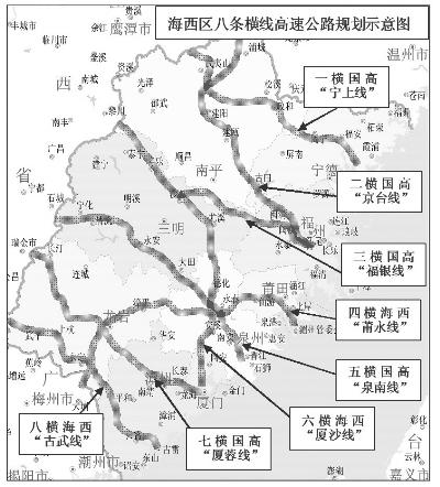 “八横”高速公路规划 “八横”高速公路规划