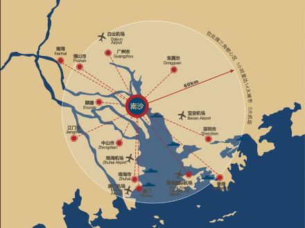 南沙奥园位置图 南沙奥园位置图