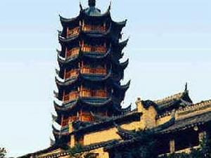 法源寺景泰蓝三塔 法源寺景泰蓝三塔