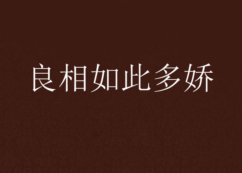 良相如此多娇 良相如此多娇