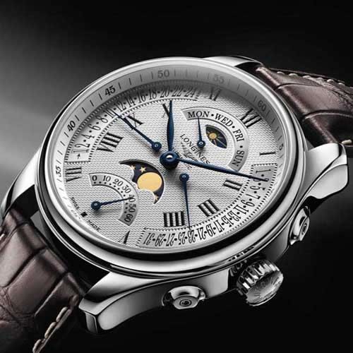 Longines全新大师系列逆跳月相腕錶 Longines全新大师系列逆跳月相腕錶