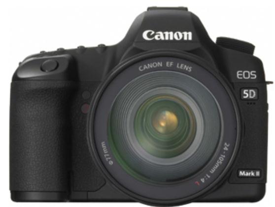 图1：佳能EOS 5D Mark II正面