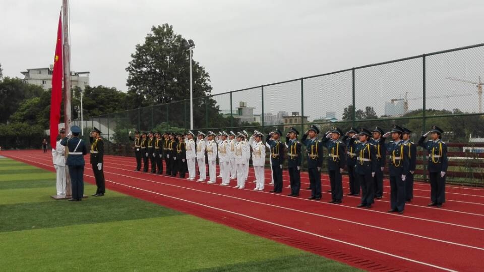 福建邮电学校国旗护卫队 福建邮电学校国旗护卫队
