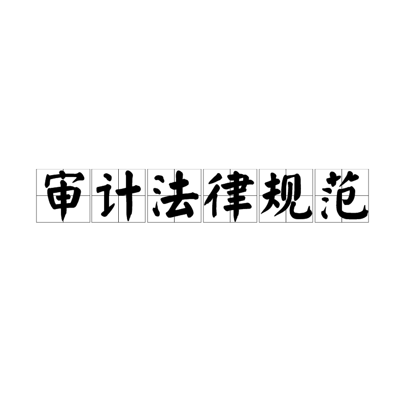 审计法律规範 审计法律规範