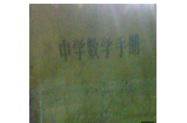中学数学手册 中学数学手册