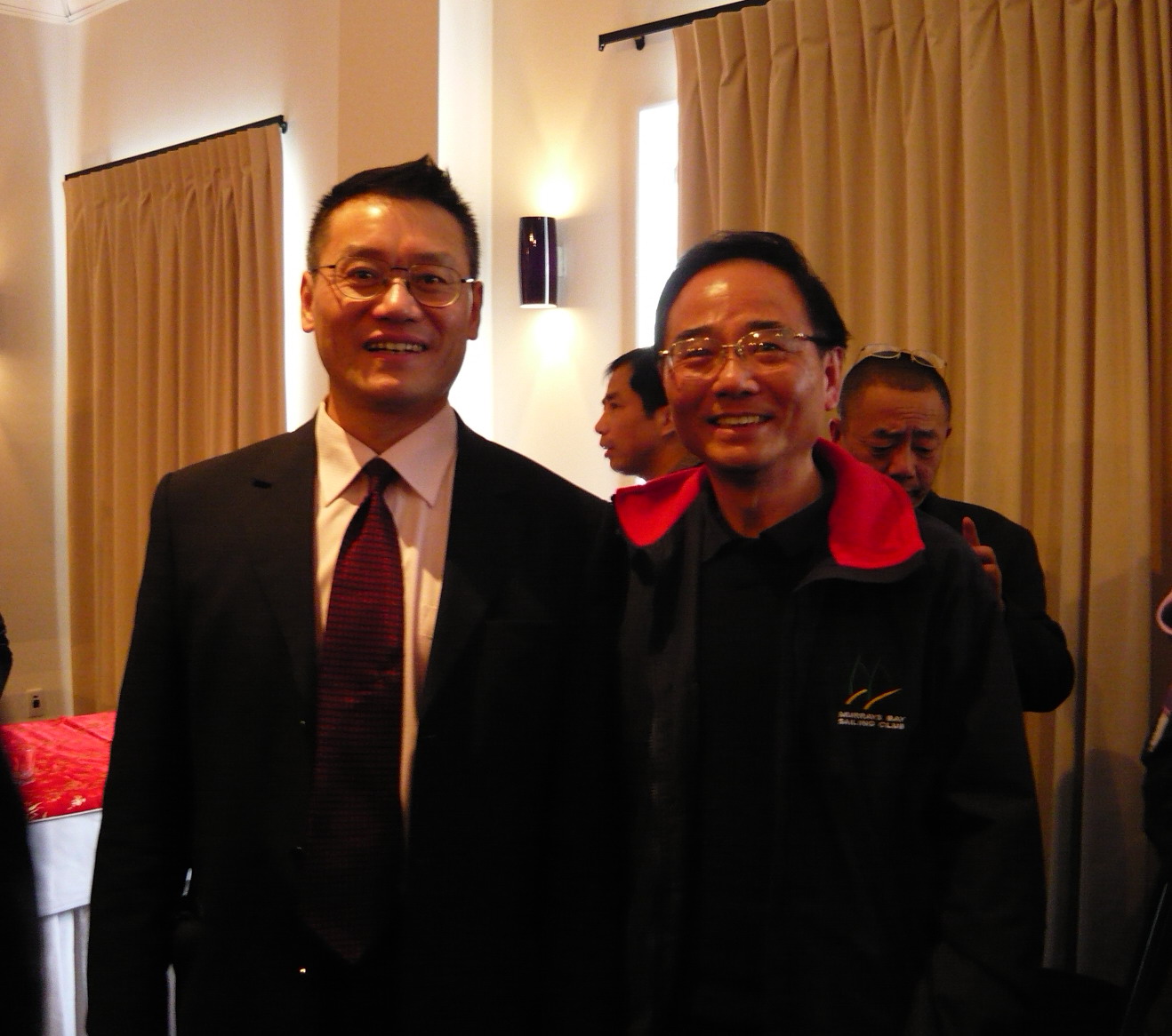 和纽西兰工党国会议员霍建强合影 和纽西兰工党国会议员霍建强合影