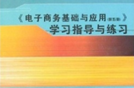电子商务基础与套用学习指导与练习 电子商务基础与套用学习指导与练习