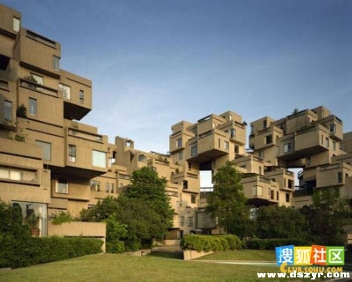 积木堆式住宅 积木堆式住宅