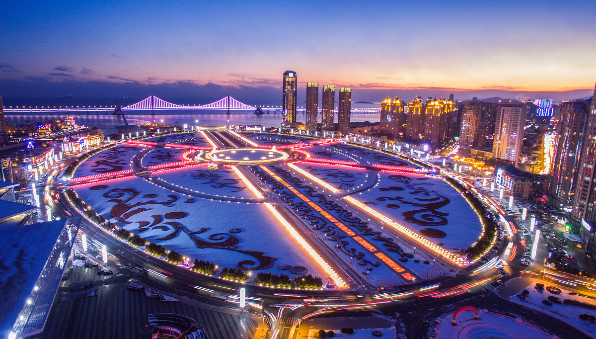 星海广场夜景照明 星海广场夜景照明