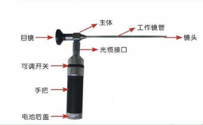 图1 硬管内窥镜结构示意图 图1 硬管内窥镜结构示意图