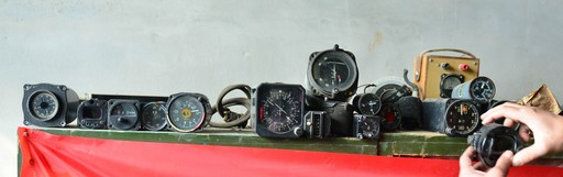展出的航空仪表 展出的航空仪表