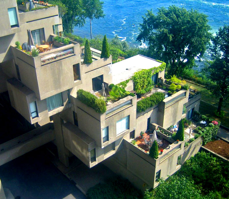 Habitat 67局部特写 Habitat 67局部特写