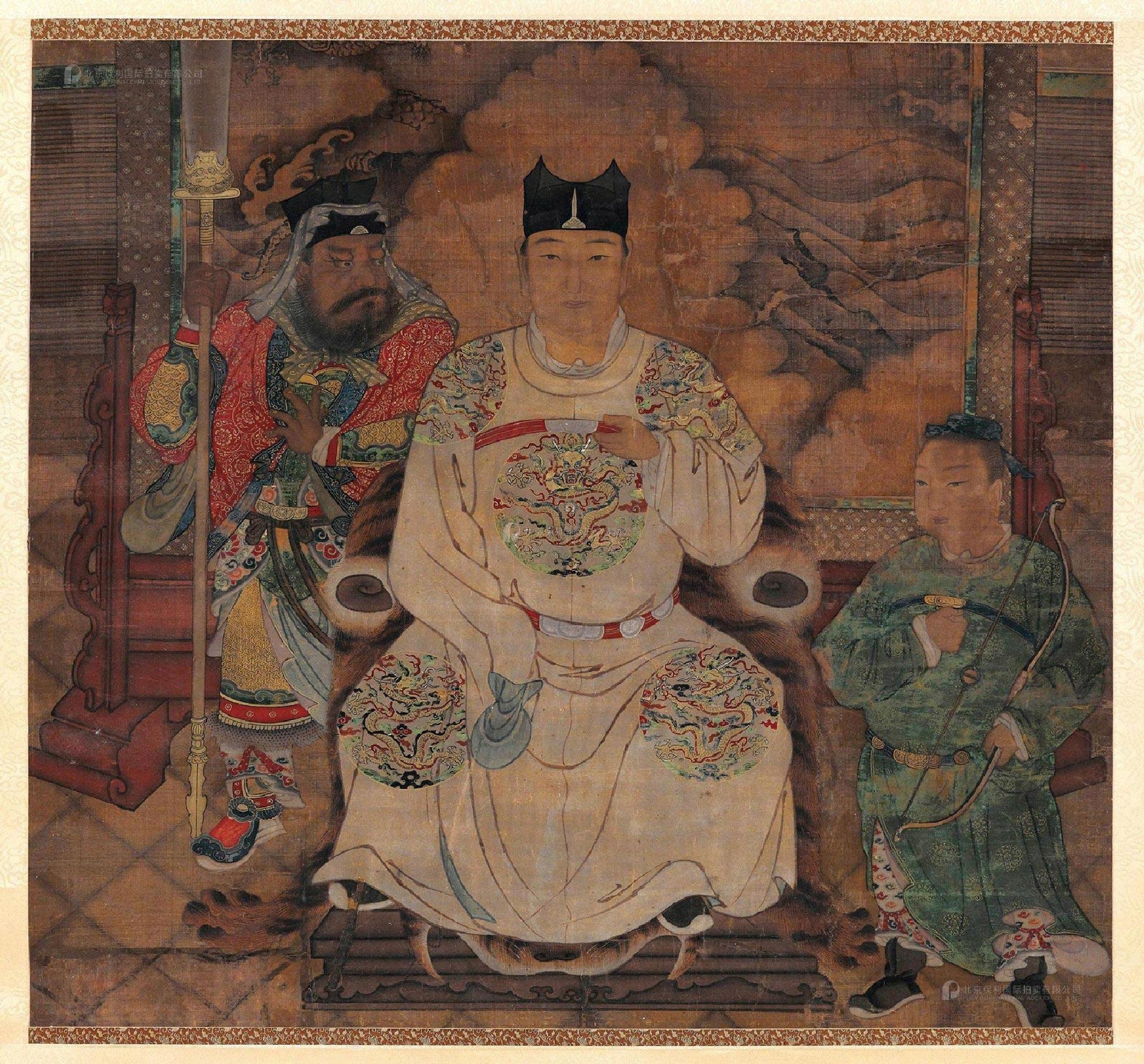 明人画像(一说为郑和像) 明人画像(一说为郑和像)