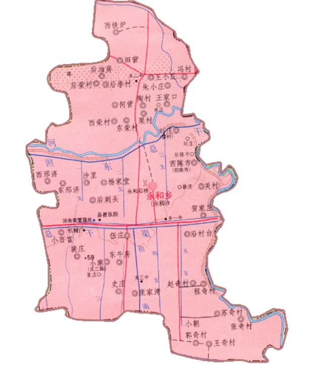 安阳县永和镇政区图 安阳县永和镇政区图