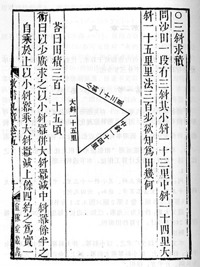 三斜求积术 三斜求积术