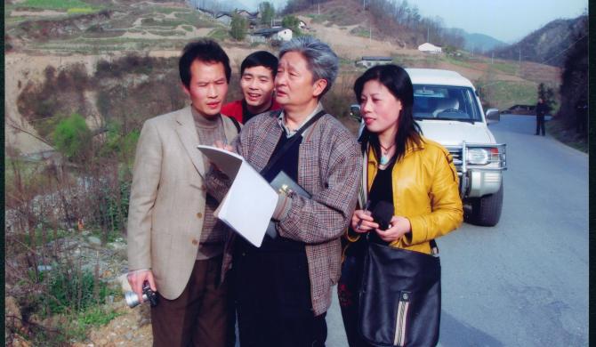 和老师一起写生 和老师一起写生