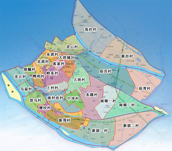 各村居分布电子图 各村居分布电子图