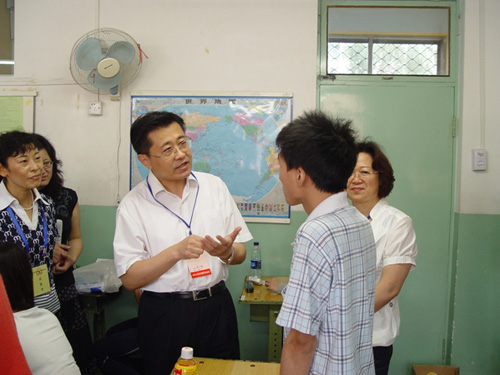 法务部副部长赵大程考察司法考试工作 法务部副部长赵大程考察司法考试工作