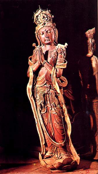 华严寺合掌露齿菩萨 华严寺合掌露齿菩萨