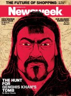 成吉思汗登上美国《新闻周刊》封面 成吉思汗登上美国《新闻周刊》封面