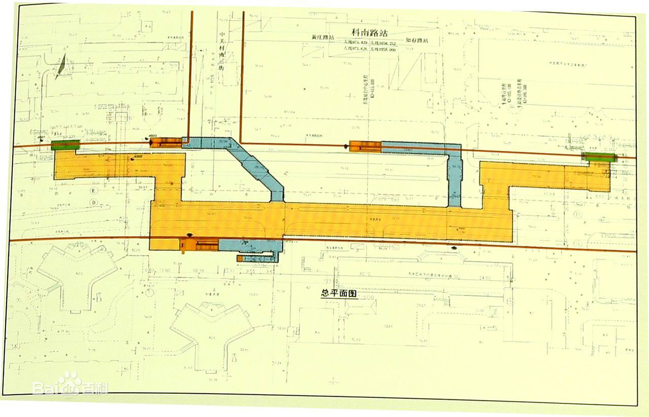 知春里站平面图 知春里站平面图