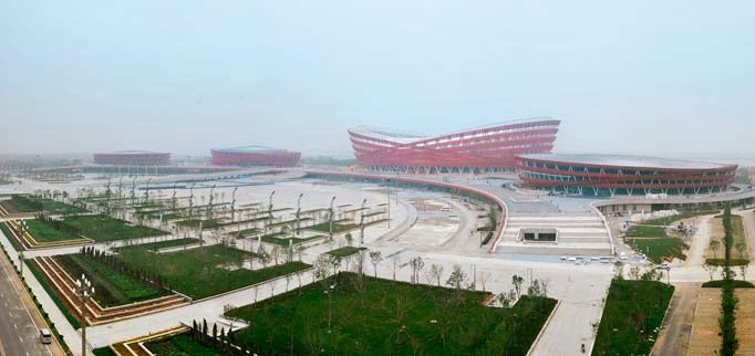 盘锦红海滩体育中心锦绣体育场 盘锦红海滩体育中心锦绣体育场