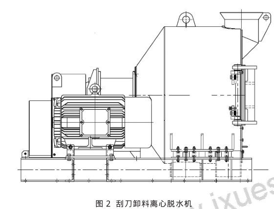 刮刀卸料离心脱水机 刮刀卸料离心脱水机