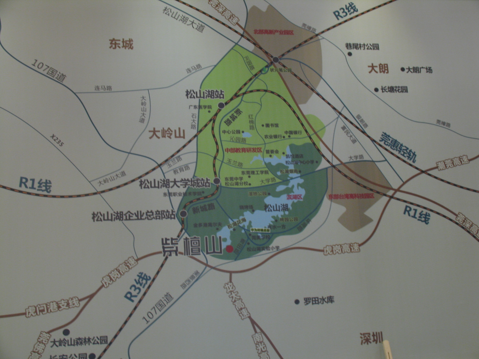 紫檀山项目交通区域图 紫檀山项目交通区域图