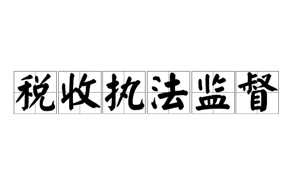 税收执法监督 税收执法监督