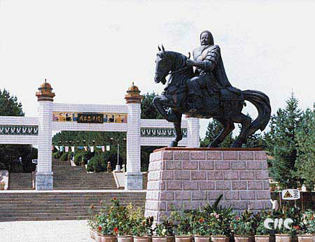 成吉思汗陵园 成吉思汗陵园