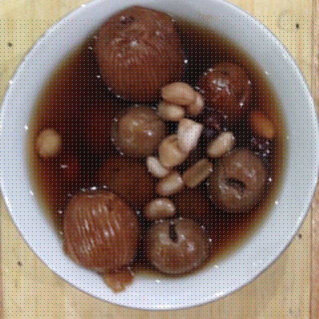 桂圆红豆蜜枣花生粥