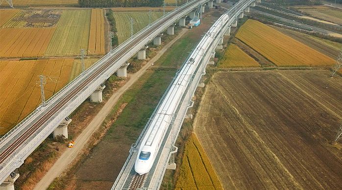 青盐铁路连盐段试车 青盐铁路连盐段试车
