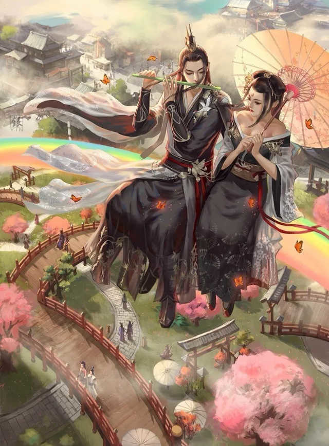 木灵希与张若尘情侣图 木灵希与张若尘情侣图