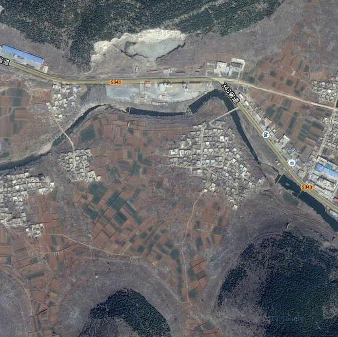 枣庄市山亭区徐庄镇大荒村卫星地图 枣庄市山亭区徐庄镇大荒村卫星地图